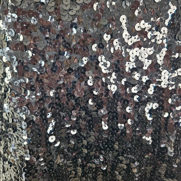 Maner Womens Glitter Sequin Dress Adjustable Spaghetti Straps Size Large Party - Picture 8 of 13